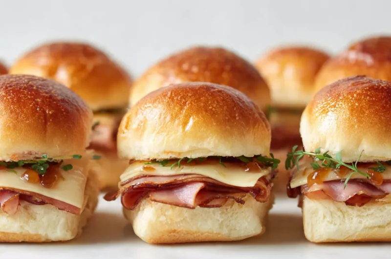 Ham Sliders on Hawaiian Rolls Easy