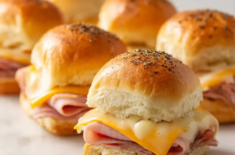 Ham Sliders on Hawaiian Rolls