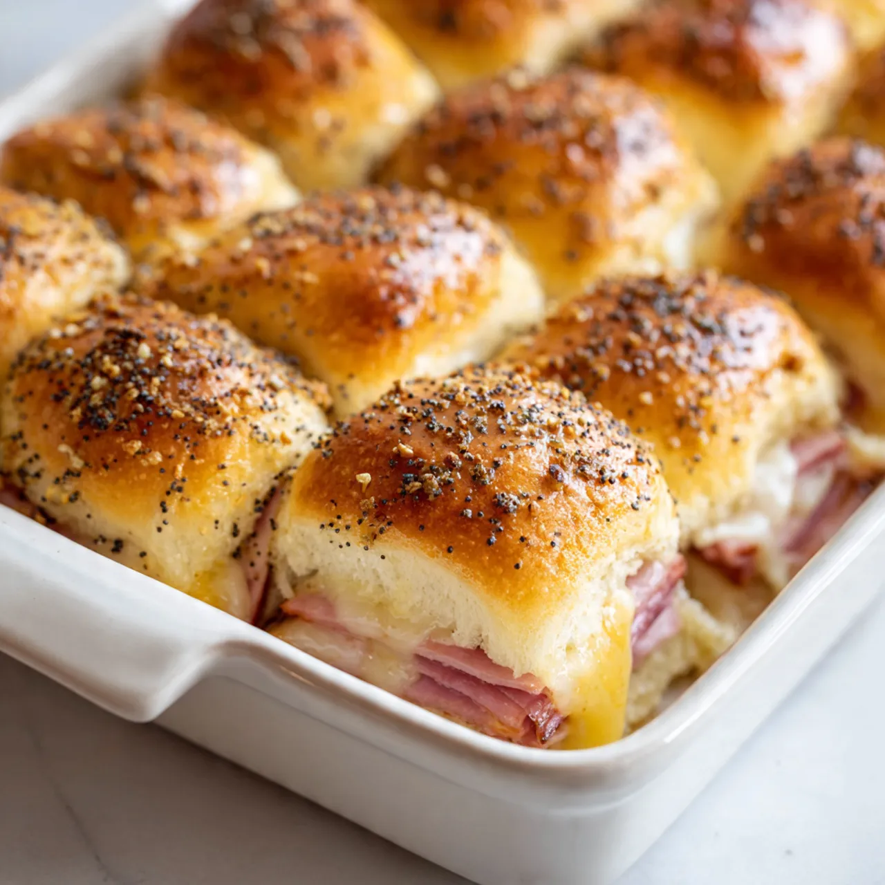 Hot Ham and Cheese Sliders