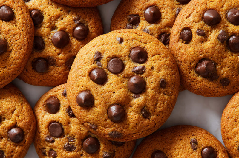 Pumpkin Chocolate Chip Cookies