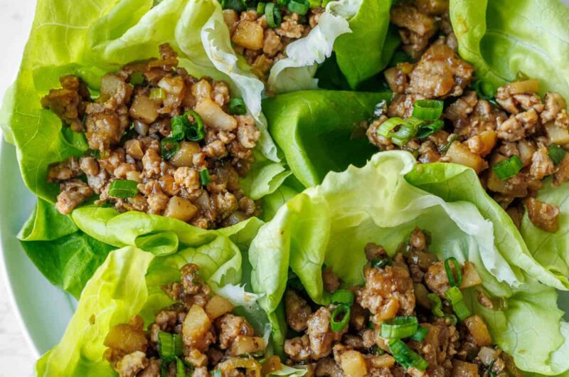 Best Asian Ground Turkey Lettuce Wraps