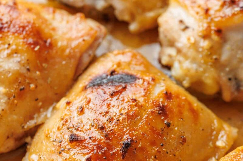 Classic Honey Mustard Chicken Thighs