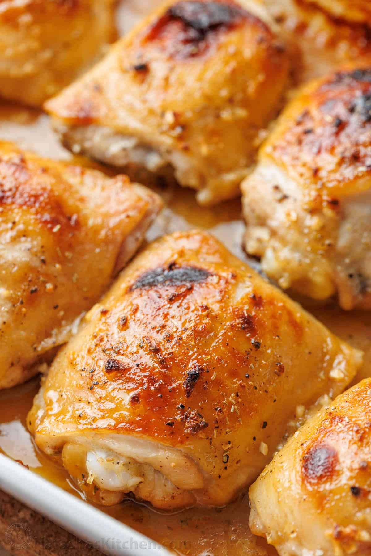 Classic Honey Mustard Chicken Thighs