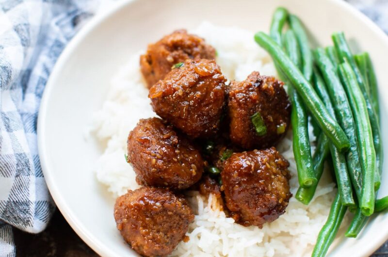 Slow Cooker Teriyaki Meatballs