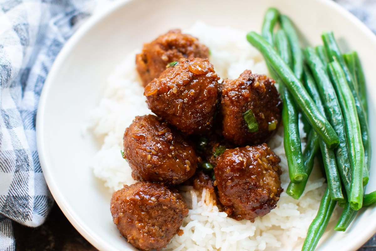 Slow Cooker Teriyaki Meatballs