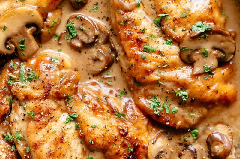 Easy Creamy Chicken Marsala