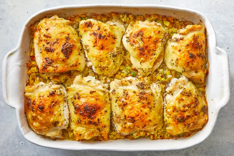 Mouthwatering Chicken And Stuffing Casserole