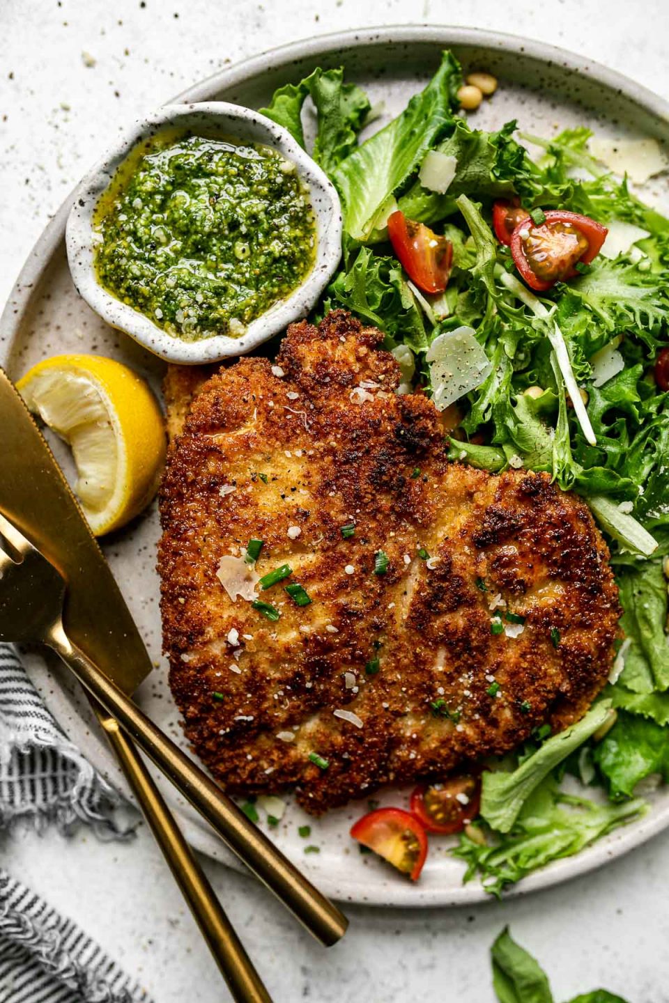 Easy Crispy Parmesan Chicken Dinner Recipe