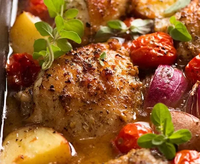 Quick Mediterranean Chicken Casserole