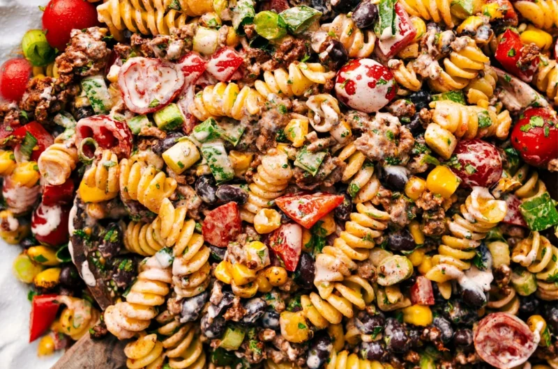 Cheesy Taco Pasta Salad