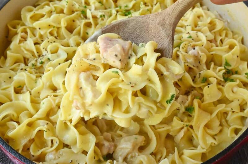 Savory One-Pan Chicken with Buttered Noodles