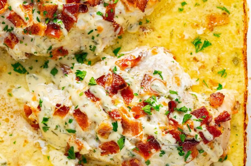 Easy 4-Ingredient Ranch Chicken Bake