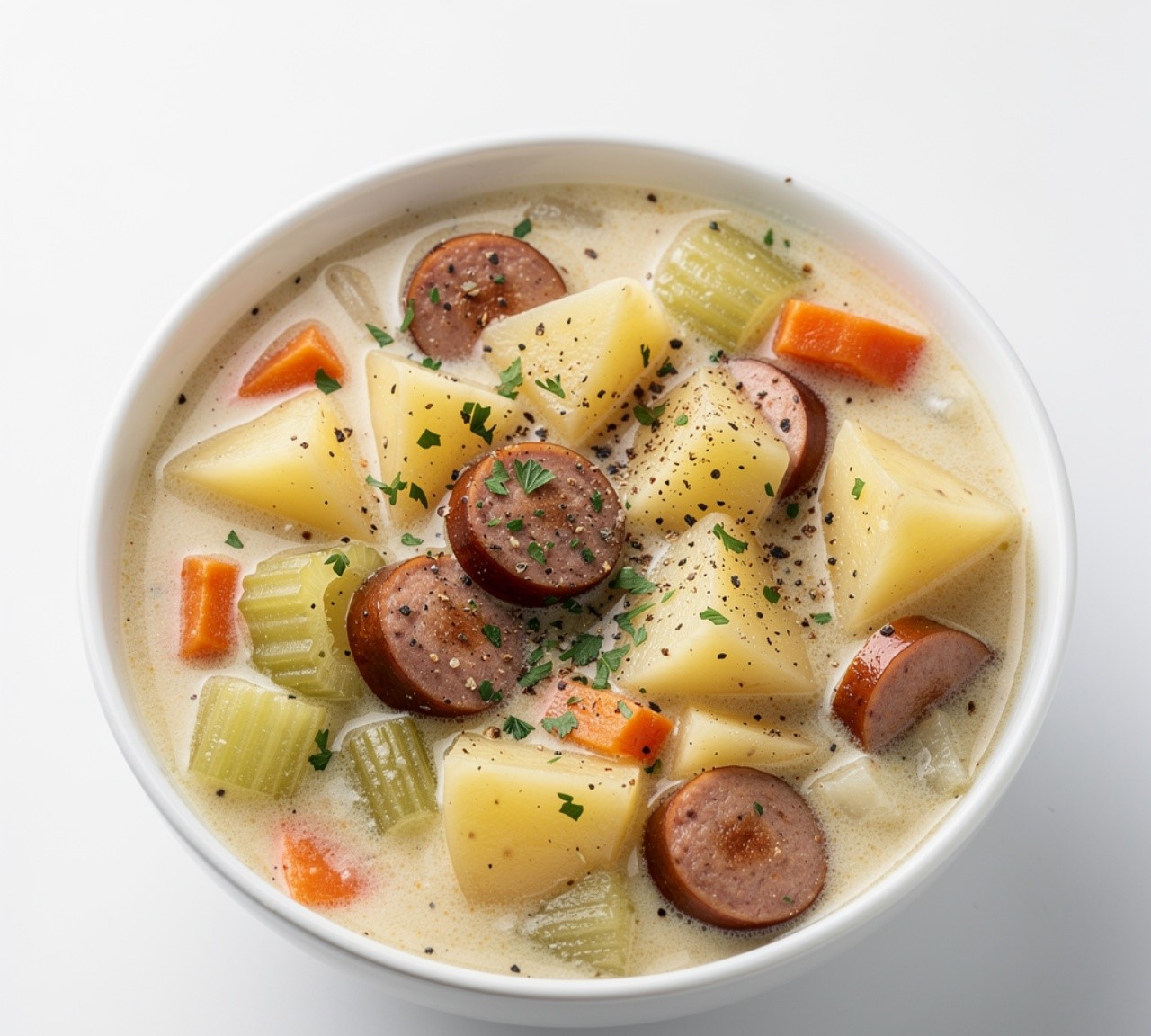 Kielbasa Potato Soup