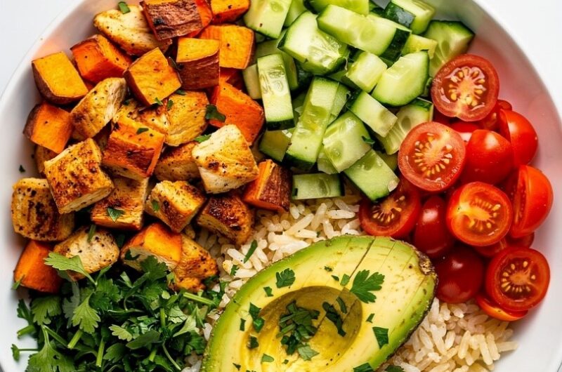 Chicken Sweet Potato Bowl