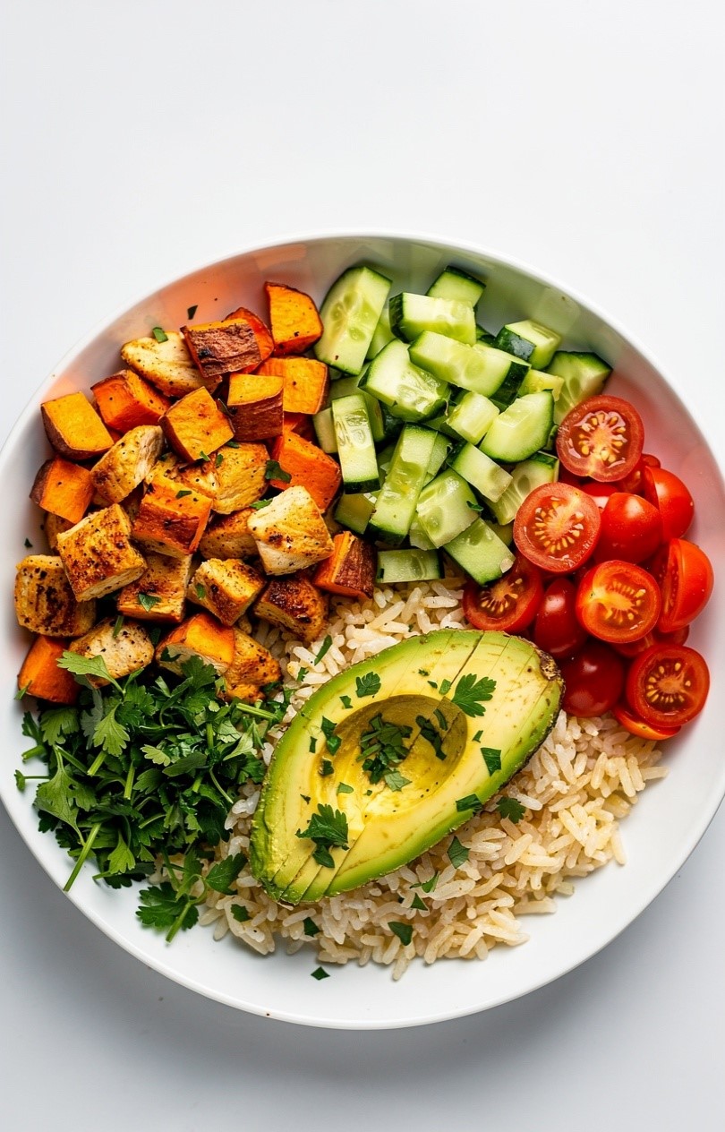 Chicken Sweet Potato Bowl