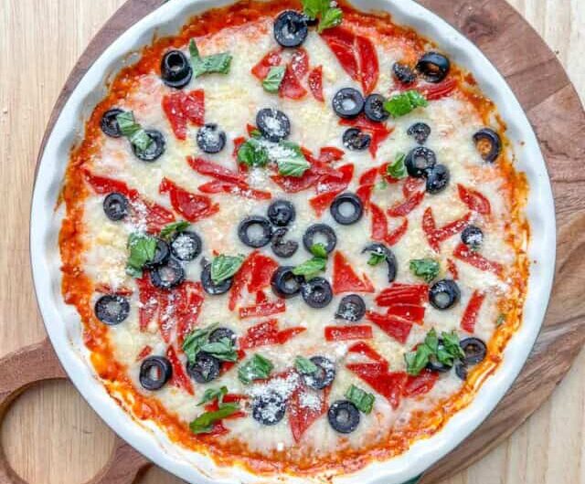Homemade Cottage Cheese Pizza Bowl