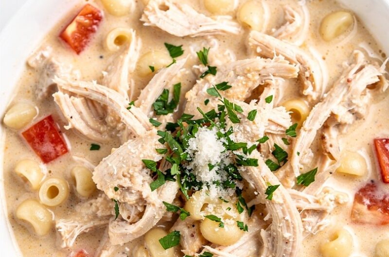 Creamy Chicken Parmesan Soup