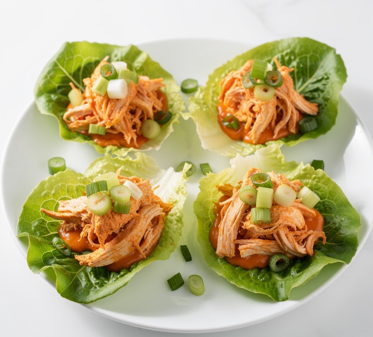 Buffalo Chicken Lettuce Wraps