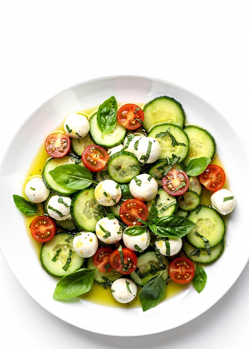 Cucumber Mozzarella Salad