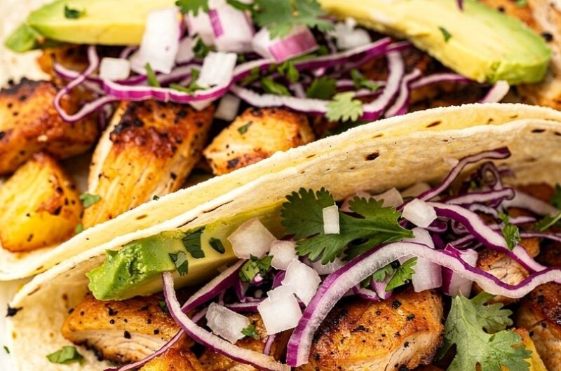 Pineapple Chicken Tacos