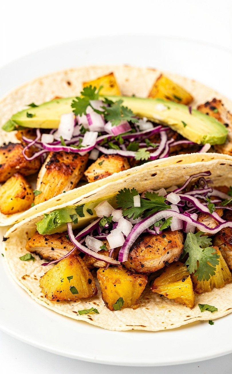 Pineapple Chicken Tacos